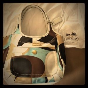 Pretty Coach bag with dust bag